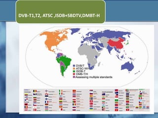 DVB-T1,T2, ATSC ,ISDB+SBDTV,DMBT-H
 