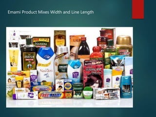 Emami Product Mixes Width and Line Length
 