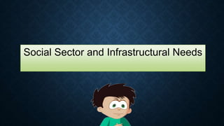 Social Sector and Infrastructural Needs
 