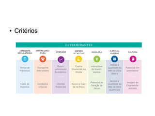 ● Critérios 
 