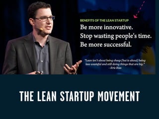 THE LEAN STARTUP MOVEMENT
 
