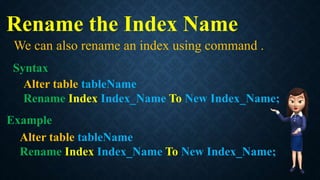 V25 sql index | PPT