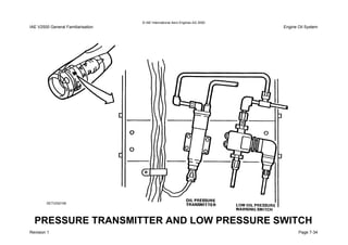 © IAE International Aero Engines AG 2000
IAE V2500 General Familiarisation Engine Oil System
DETV252106
PRESSURE TRANSMITTER AND LOW PRESSURE SWITCH
Revision 1 Page 7-34
 