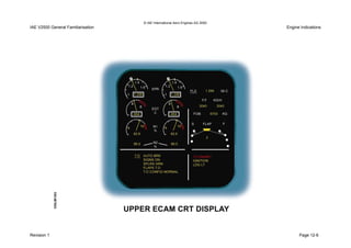 © IAE International Aero Engines AG 2000
IAE V2500 General Familiarisation Engine Indications
Revision 1 Page 12-6
 
