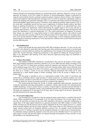 Detection of Real Time QRS Complex Using Wavelet Transform | PDF