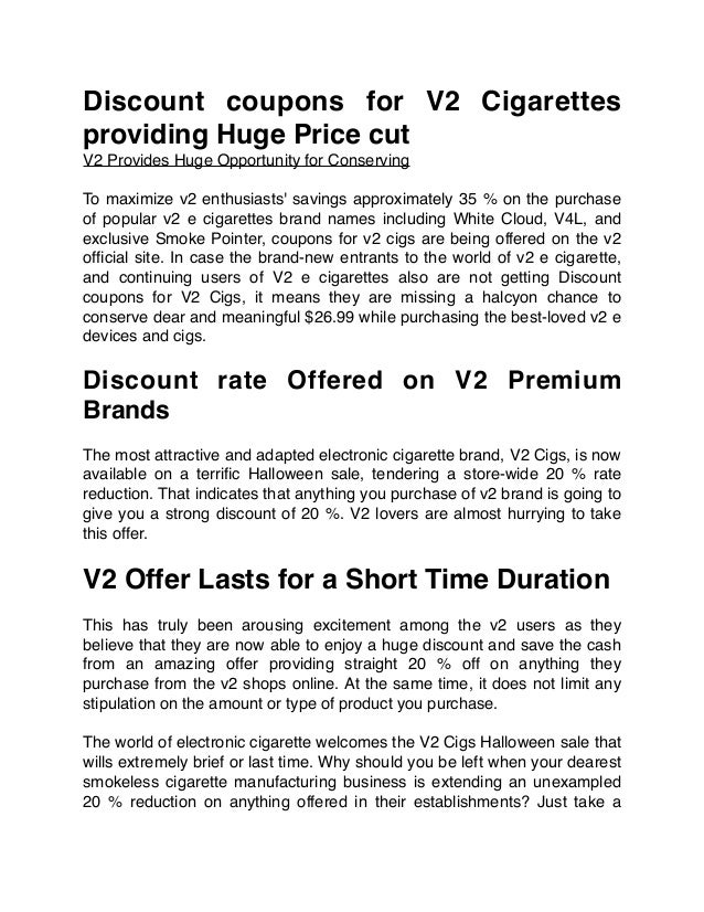 V2 cigs coupon code halloween sale 2014 october 31 25 off v2 pro vapor