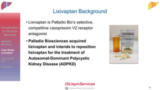 Lixivaptan Background
• Lixivaptan is Palladio Bio’s selective,
competitive vasopressin V2 receptor
antagonist
• Palladio ...