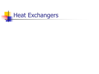 Heat Exchangers
 