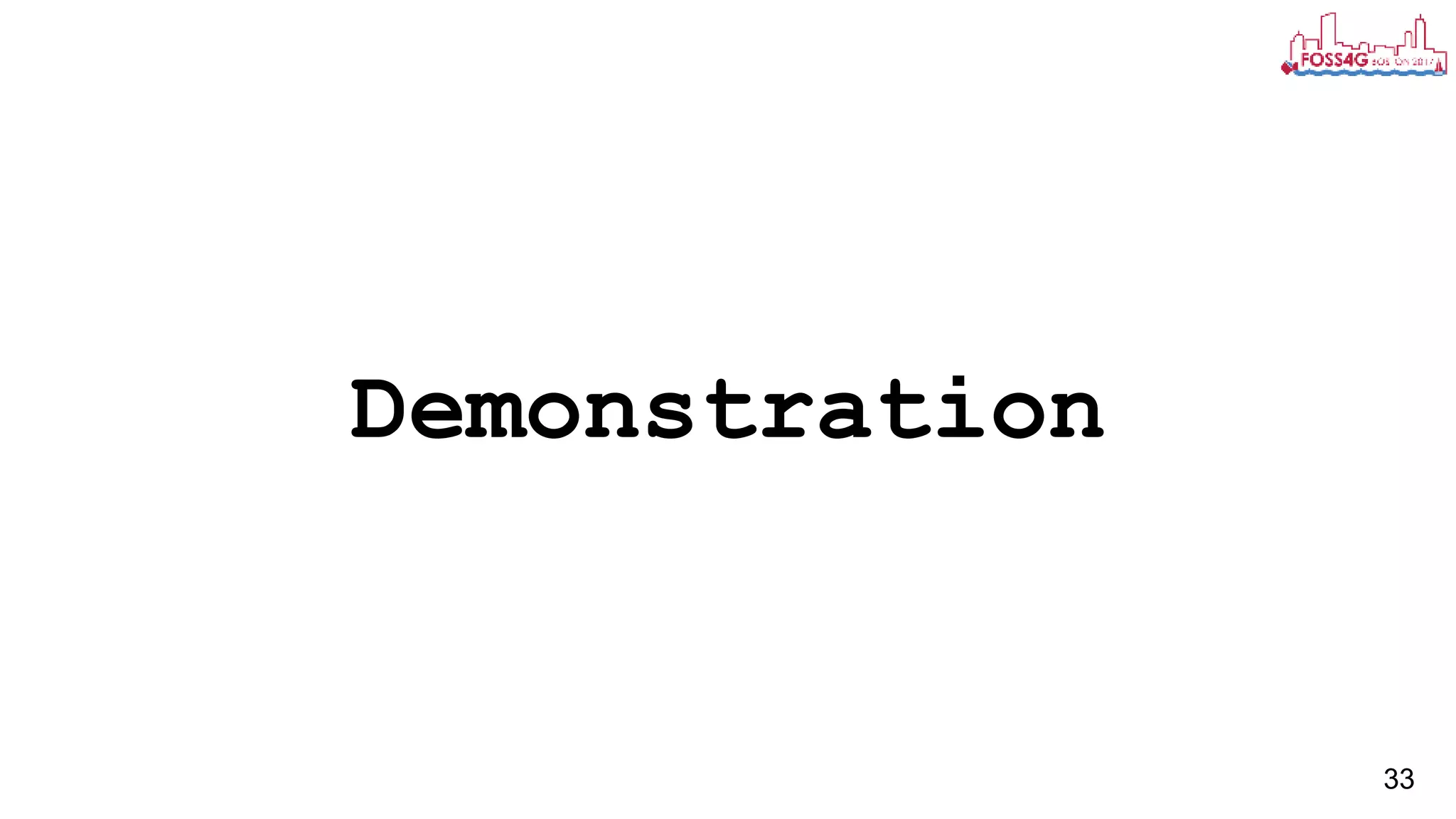 Demonstration
33
 