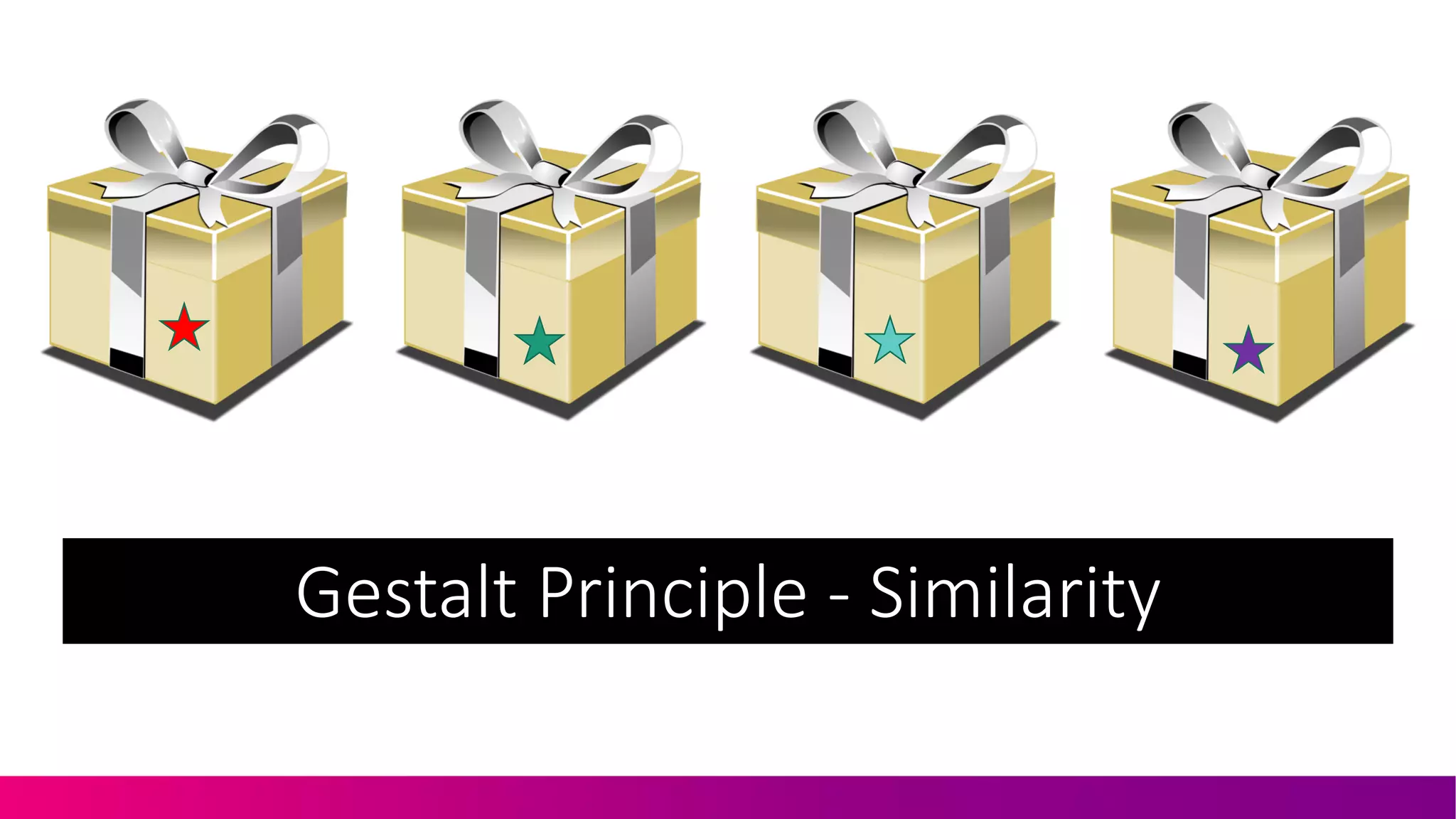 Gestalt'Principle'. Similarity
 
