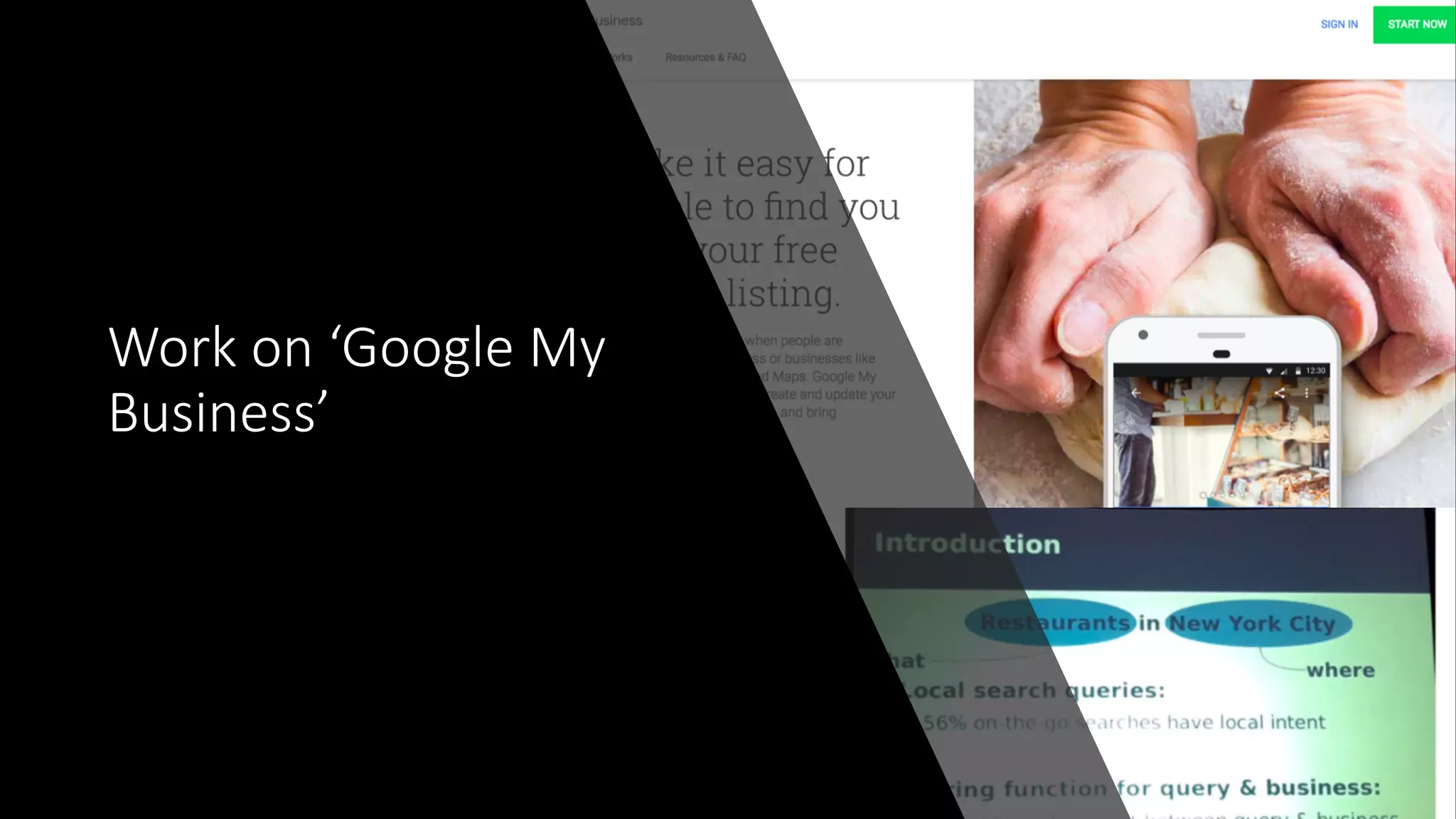 Work%on%‘Google%My%
Business’
 