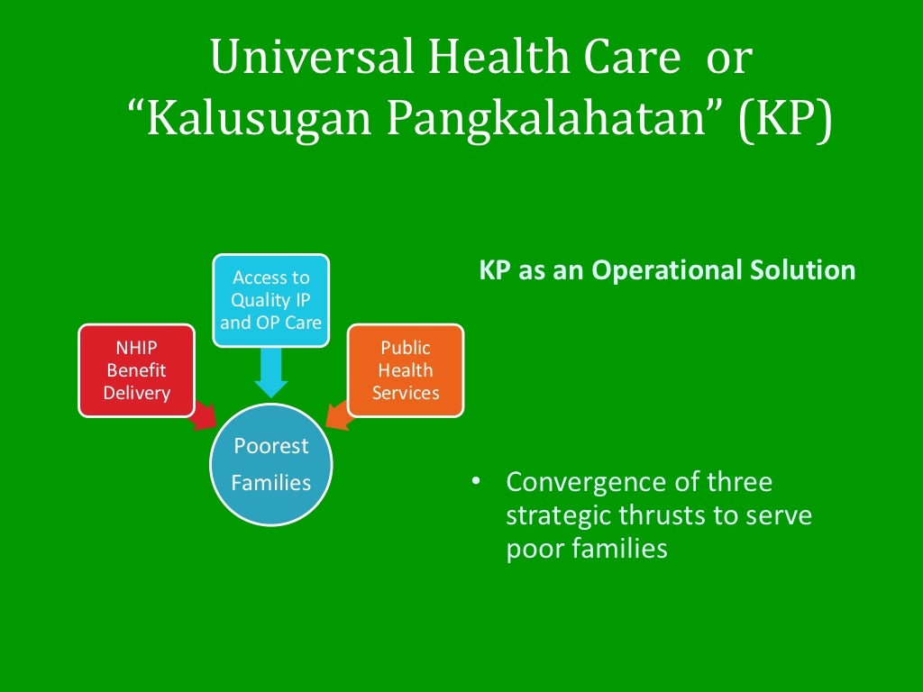 Universal Health Care the Philippine experience