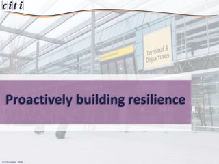 Proactive Resiliency Program Proactively building resilience | PPTX