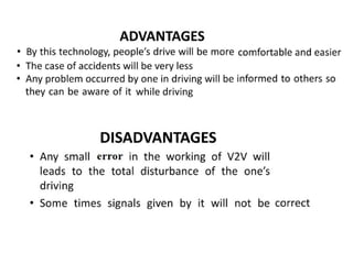 V2V Communication.pptx for the subject IOT