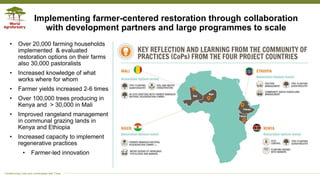 Applying the research in development approach to scale ecosystem restoration