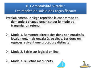 Étape 5 : Délégation de pouvoir faire fonctionner le compte4. Comptabilité Virade : Le calendrier administratif pré-Virade