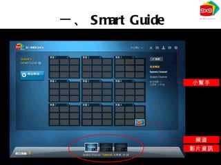 一、 Smart Guide 小幫手 影片資訊 頻道 