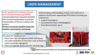 Linen Rinse Method Infection Control Infection Prevention and Control in COVID-19 Wards | PDF