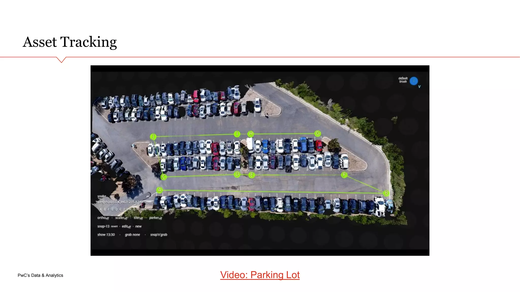 PwC’s Data & Analytics Video: Parking Lot
Asset Tracking
 