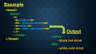 Html-list | PPTX
