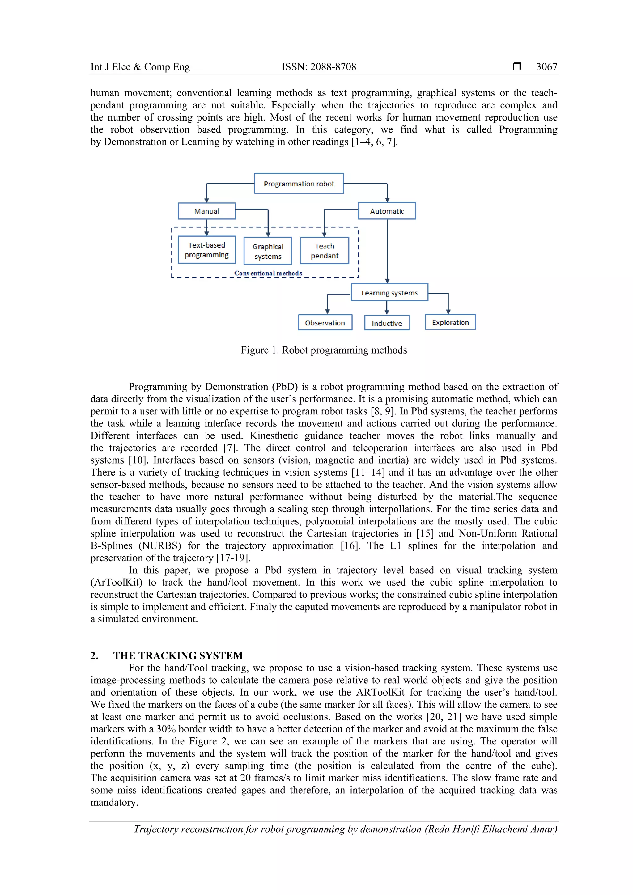 Trajectory reconstruction for robot programming by demonstration | PDF