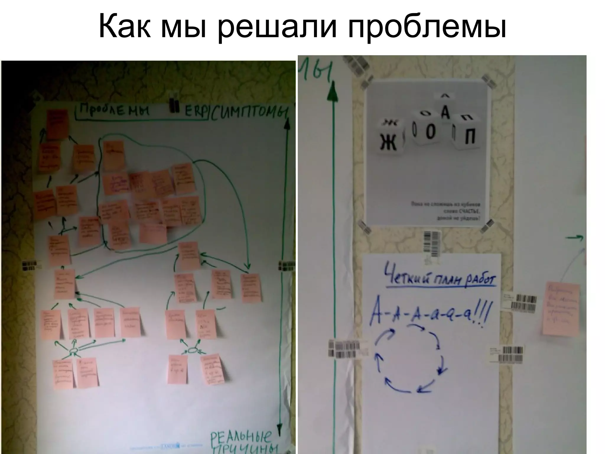 Как мы решали проблемы 