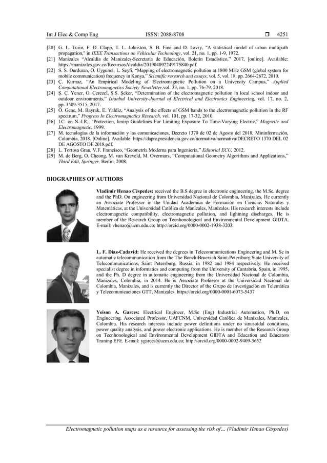 Electromagnetic pollution maps - Electromagnetic Pollution Maps As A Resource For Assessing The Risk Of Emissions From Mobile Communications Antennas 8 638 