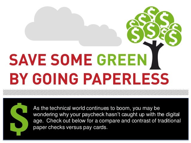 paperless money Go Paperless Money, [Infographic] Save