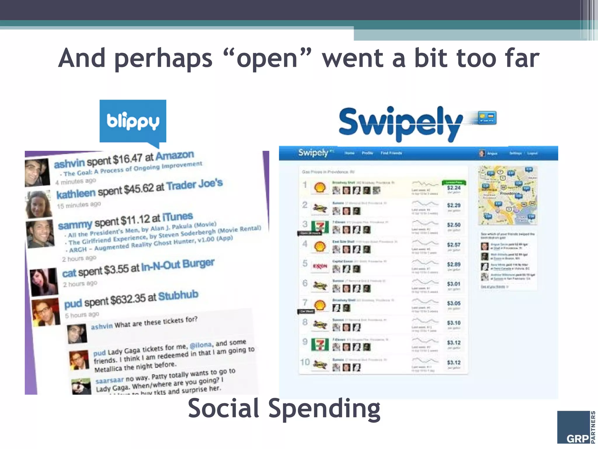 And perhaps “open” went a bit too far Social Spending 