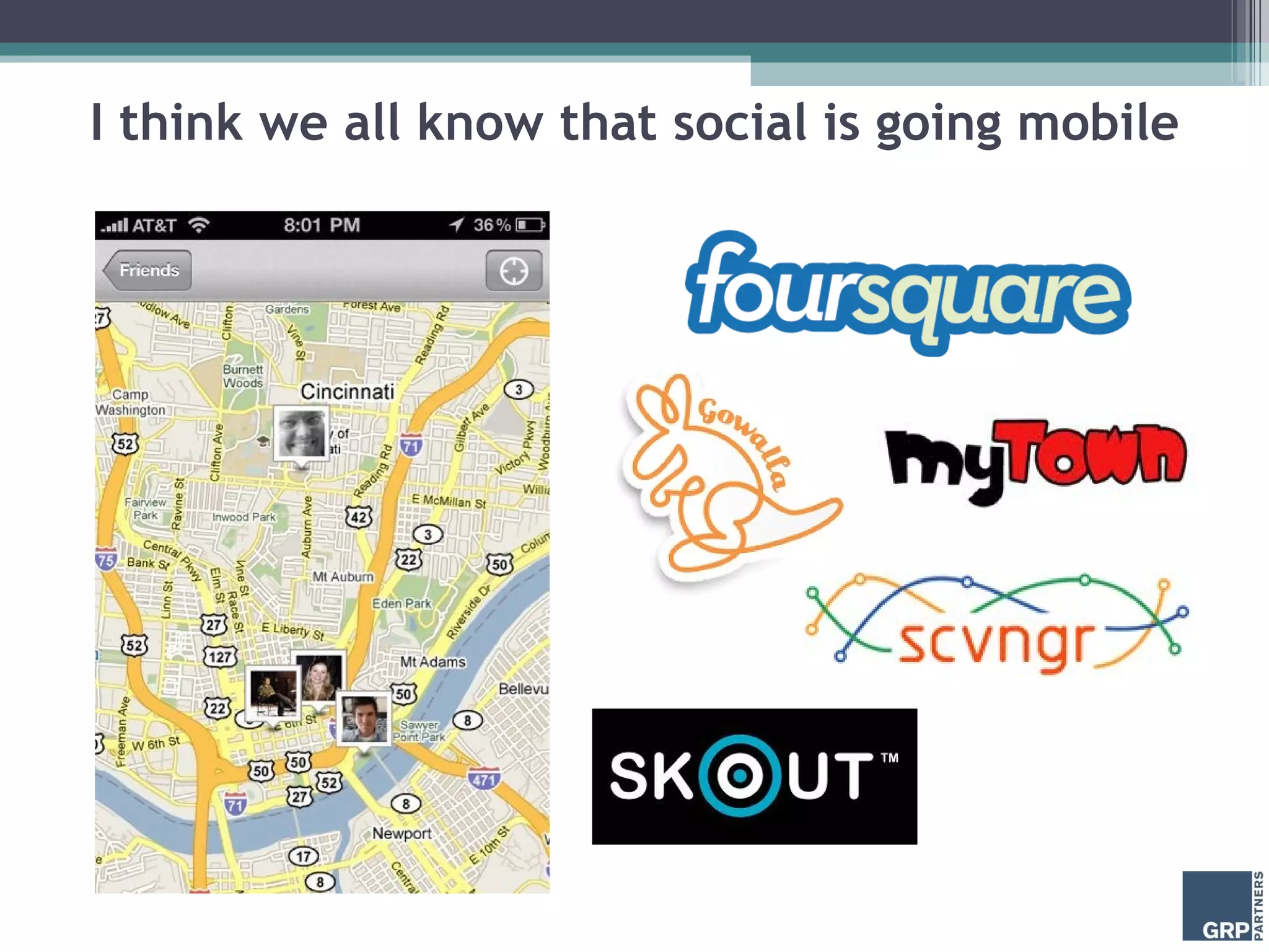 I think we all know that social is going mobile 