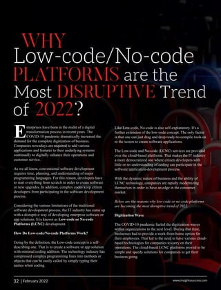 Top 10 Low-CodeNo Code Development Platforms | PDF