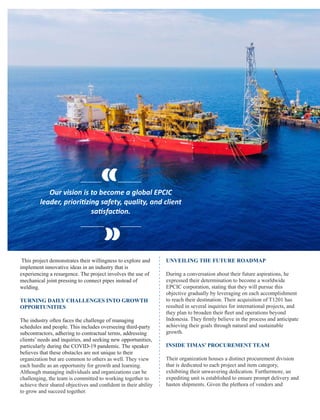 PT TIMAS SUPLINDO: Transforming the EPCIC Industry with Excellence and ...
