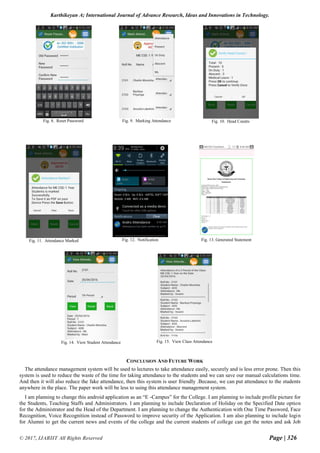 Andro Attendance – Marking Attendance with Android Application | PDF