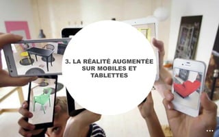 3. LA RÉALITÉ AUGMENTÉE
SUR MOBILES ET
TABLETTES
 