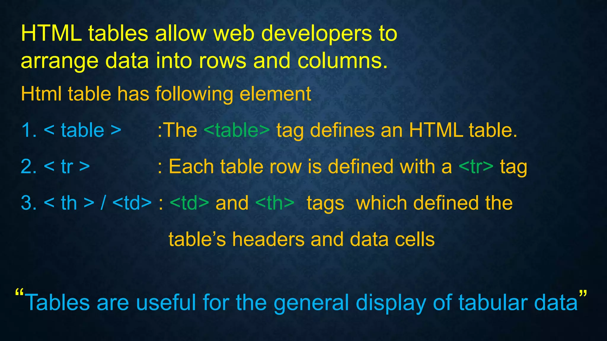 html-table | PPTX