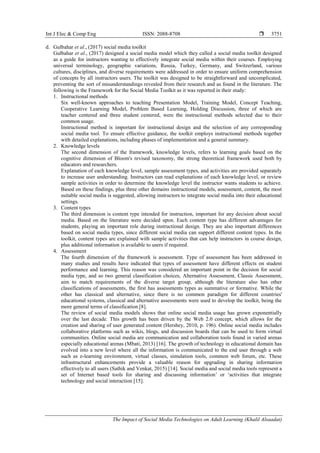 The Impact of Social Media Technologies on Adult Learning | PDF