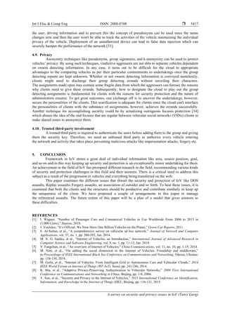 A survey on security and privacy issues in IoV | PDF