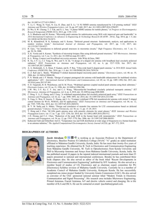 Performance analysis of smart optimization antenna for wireless ...