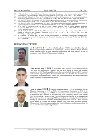 Automatic modulation classification ased b deep learning with mixed ...