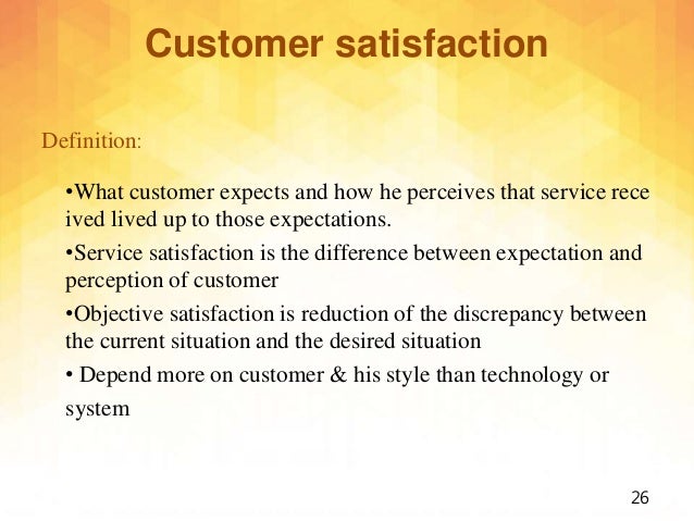 customer satisfaction definition