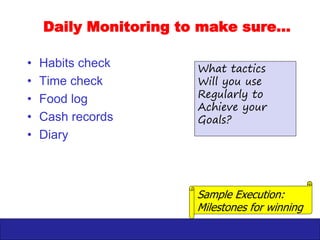 Your blog address 21
THE GREATEST SALESMAN
Communication Lessons for My Life
Sample
Execution: Individual Free for All , Element 8
 