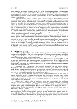 Comparison study of machine learning classifiers to detect anomalies | PDF