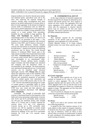 Experimental Study on Performance of Concrete M30 with Partial ...
