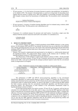 Performance analysis of perturbation-based privacy preserving ...
