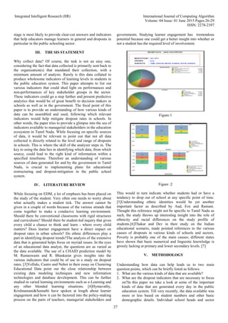 Integrated Intelligent Research (IIR) International Journal of Computing Algorithm
Volume: 04 Issue: 01 June 2015 Pages:26...