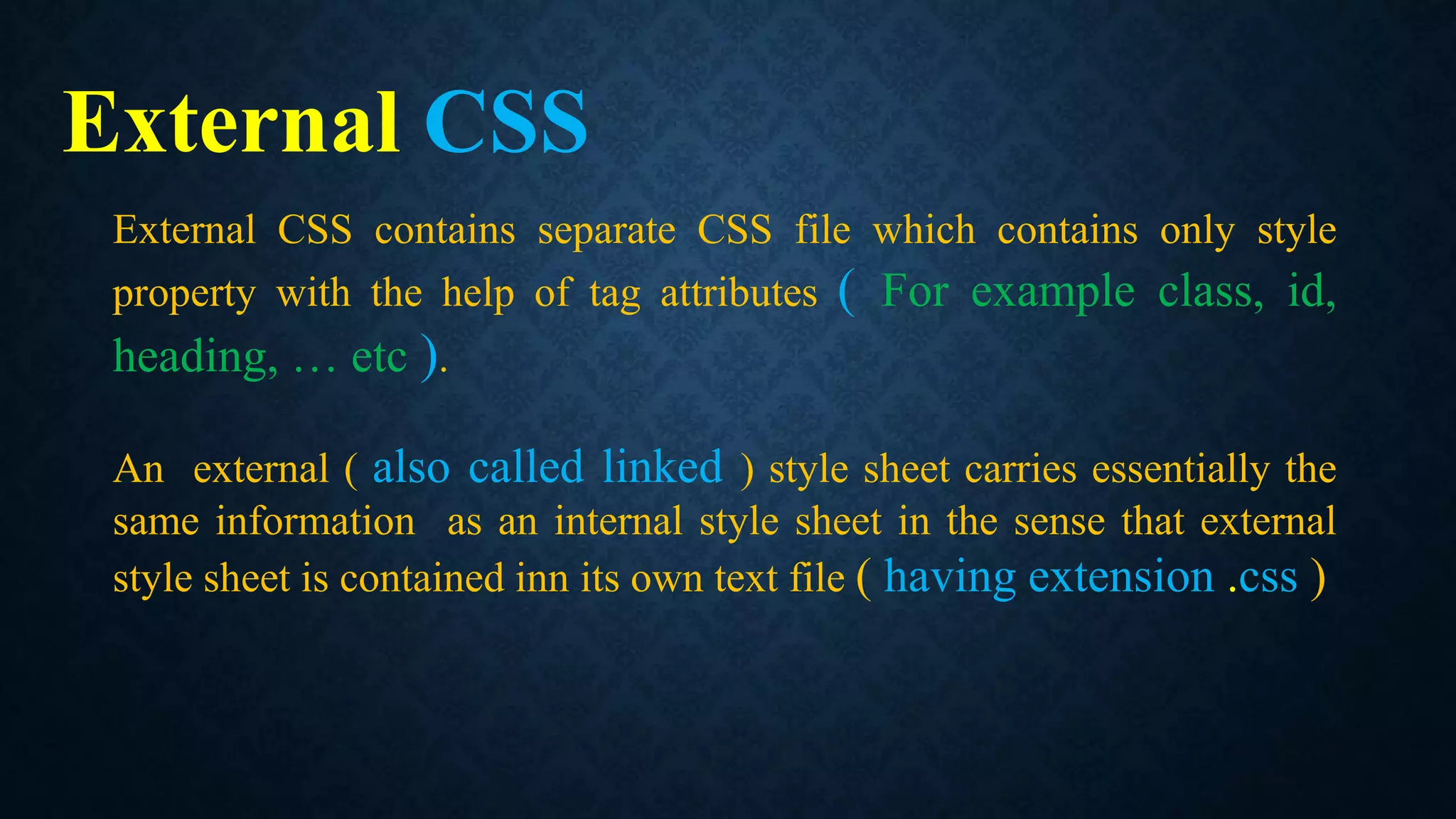 html-css | PPTX | Web Development | Internet