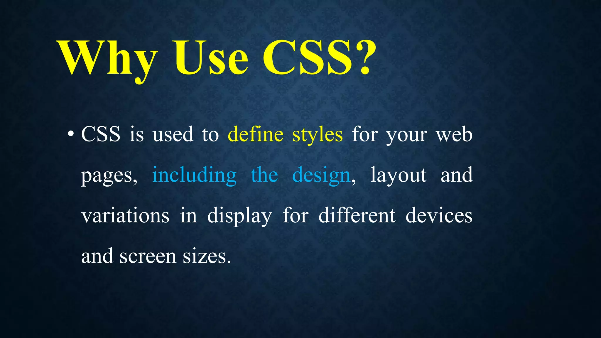 html-css | PPTX | Web Development | Internet