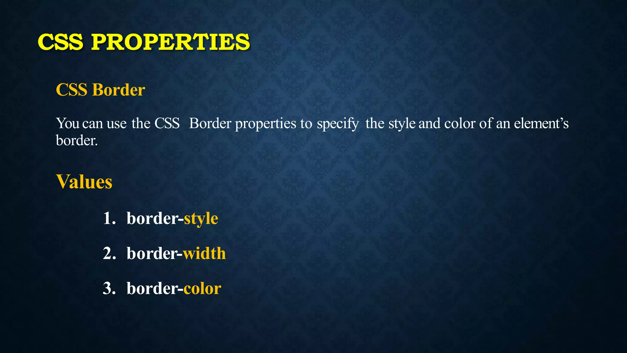 html-css | PPT