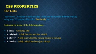 html-css | PPTX | Web Development | Internet