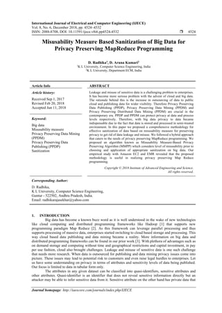 Misusability Measure Based Sanitization of Big Data for Privacy ...